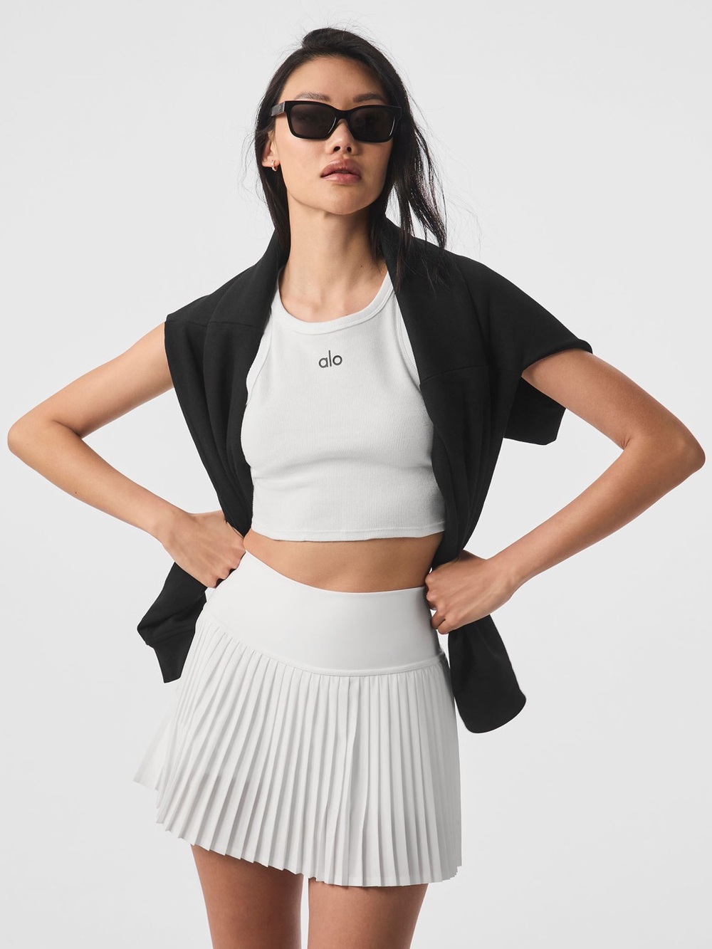 alo grand slam tennis skirt | size s
